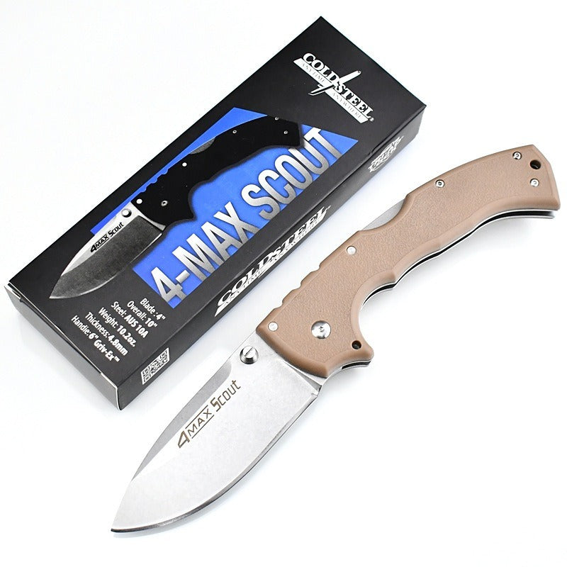 4-MAXFolding Knife High Hardness BladePortable Compact EDC Tool