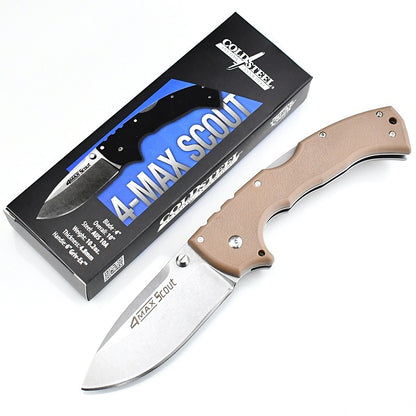 4-MAXFolding Knife High Hardness BladePortable Compact EDC Tool