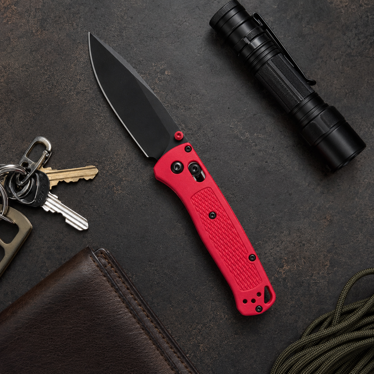 535Red handle/Outdoor Multi-functional Folding Knife