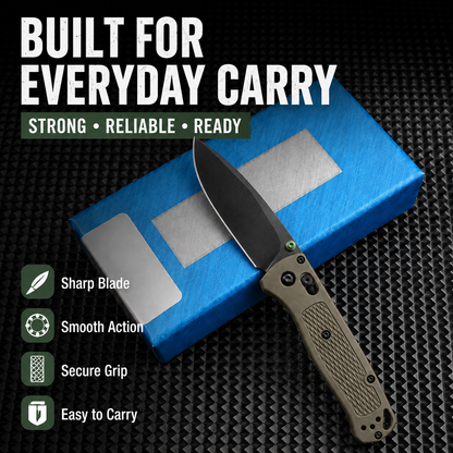 535gray-green handle/Outdoor camping folding knife