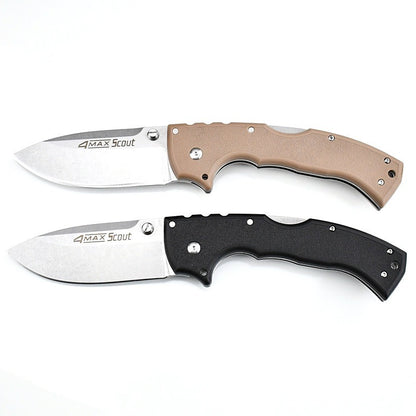 4-MAXFolding Knife High Hardness BladePortable Compact EDC Tool