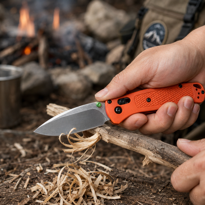 535Orange handle/EDC Folding Knife